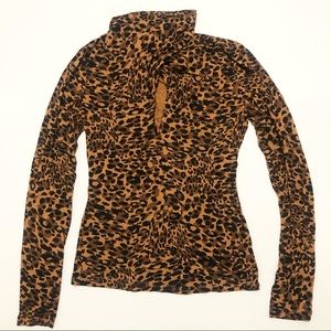 GUESS Leopard Print Top | XS